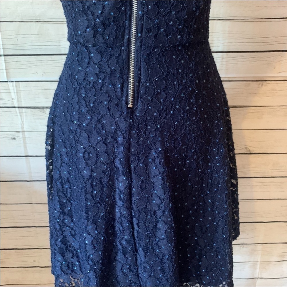 Speechless Blue Sequin Sparkle Dress Size 5 - Picture 7 of 10